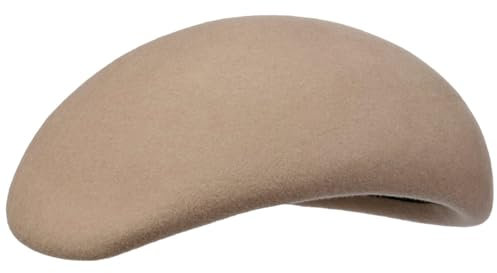 Seeberger Claudette Filzhut Anlasshut Damenhut Wollfilzhut Damen - Herbst Sommer Frühjahr Winter Frühling-Sommer Herbst-Winter - One Size Camel