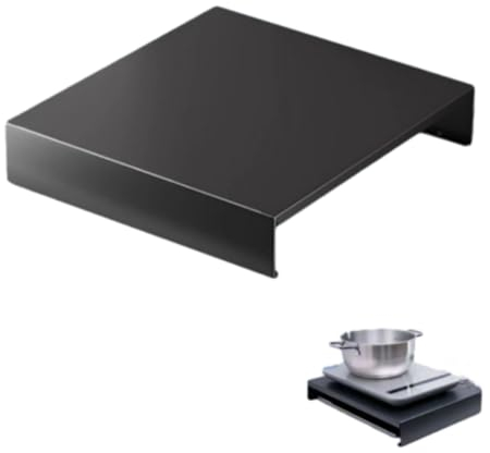 Ahhzyys Hob Cover Plate, Steel Cooker Cover Induction Cooker Stand, Cooker Rack, Hob Covers, Kitchen Organiser for Rice Cooker and Electric Hob