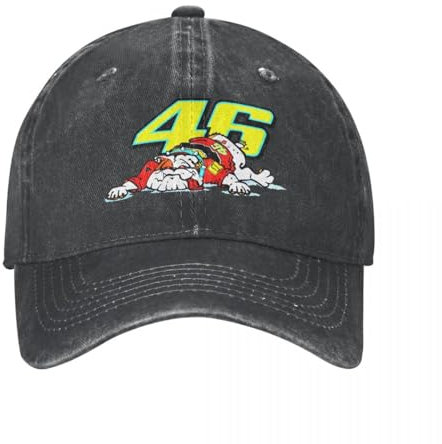 Retro VR-46 Rennrad Motorrad R-Rossis Baseballmützen Unisex Distressed Baumwolle Snapback Hut Outdoor Workouts Verstellbare Hüte Kappe Baumwolle