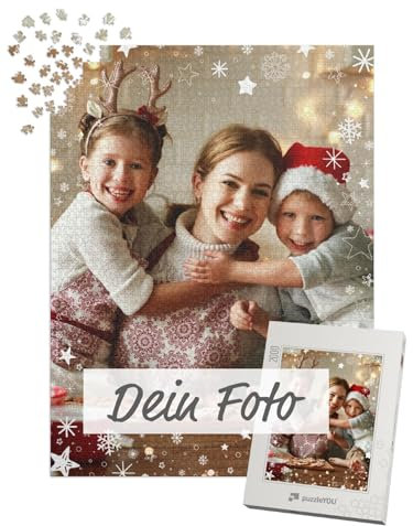 Fotopuzzle 2000 Teile - Puzzle selbst gestalten - Design Weihnachten Weihnachtsgefunkel - puzzleYOU Puzzle personalisiert mit eigenem Bild erstellen - Hochformat