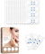 JIEYUCHU 120 Stück Face Tape Lifting Gesicht, Unsichtbares Face Lifting Tape, Facelifting Werkzeuge für Sofort Make up, Facelift Band zur Straffung der Haut im Gesicht am Hals