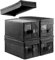 4Pcs CD Storage Box 35x16x15.5cm CD Storage Boxes Container Holds 30 CDs in Full Jewel Cases 60 CDs in Slim Cases and 165 Discs in CD Sleeves Protective Disc Organizer Carrying Case