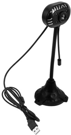 NUOBESTY Webcam USB HD pour PC et Ordinateur Portable avec Microphone Intégré Plug and Play Imagerie Avancée Faible Luminosité Compacte pour Réunions Ligne et Télétravail