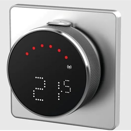 Salus EL600F Elypso Smart Thermostat - Wireless ZigBee Smart Heating Controller with Rechargeable Dock, App Control & Smart Home Compatibility