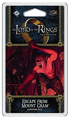 Fantasy Flight Games | Lord of the Rings LCG: Adventure Pack: Escape from Mount Gram | Ages 14+ | 1 to 2 Players | 60 Min Player Time