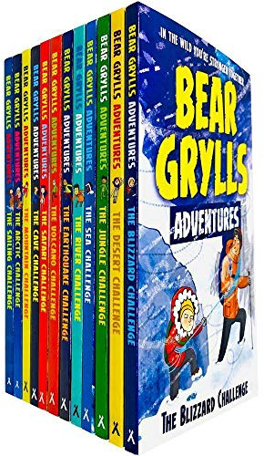 Bear Grylls The Complete Adventures Collection 12 Books Set