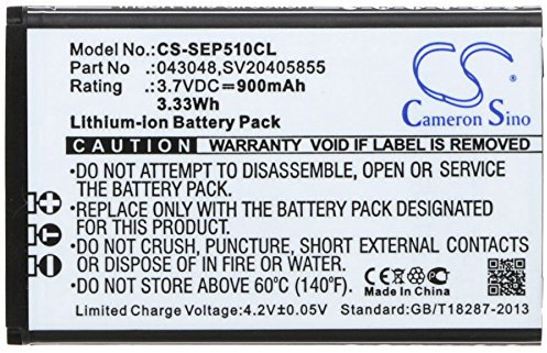 CS-SEP510CL Battery 900mAh compatible with [SWISSVOICE] ePure, ePure fulleco DUO replaces 043048, C0487, SV20405855