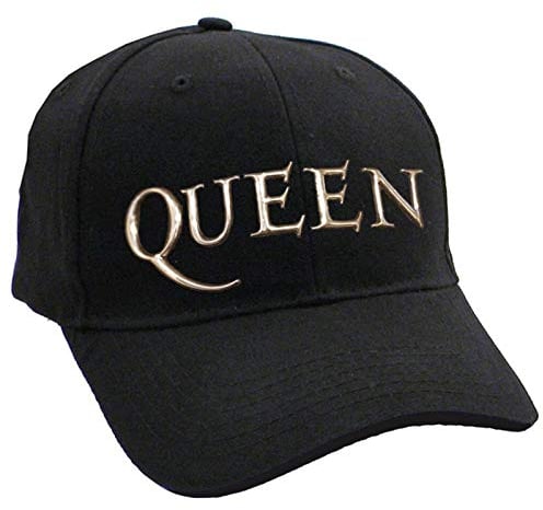 Queen Baseball Cap We Will Rock You Chrome Logo offiziell Nue Schwarz Adjustable