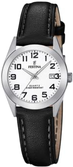 Festina Damen Analog Quarz Uhr mit Leder Armband F20447/1