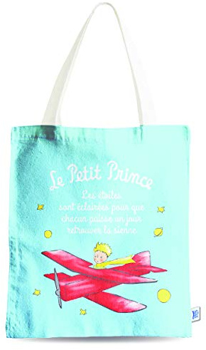 Il Piccolo Principe Der kleine Prinz Aufbewahrungsbeutel aus Baumwolle, Kleiner Prinz, 38 x 44 cm, 10 Stück