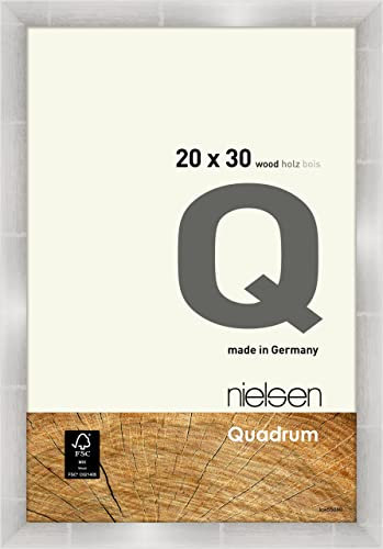 nielsen Holz Bilderrahmen Quadrum, 20x30 cm, Silber Anthrazit