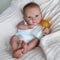 MAIHAO Reborn Puppe Mädchen 19zoll 48cm Weichem Baumwollkörper Lebensechte Puppe Reborn Babys Sieht aus wie EIN echtes Baby