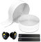 TOPCABIN Fahrrad Lenkerbänder 2 Rollen Bequem Lenkerband für Citybike Road Bike Lenker Band Fahrrad Lenkerband mit Bar Plugs (PU (Weiß))