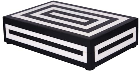 Handicrafts Home Dekorative Schachteln für Geschenke Handgefertigte vielseitige moderne Aufbewahrung Sammlerstück Organisatorische Box für die Wohnkultur, 10x6x2,5