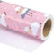 RUSPEPA Geschenkpapier für Babypartys – Mini-Rolle – 43,2 cm x 10 m – bezauberndes rosa Schaf-Design für Babypartys, Geburtstage, Partys, Feiertage