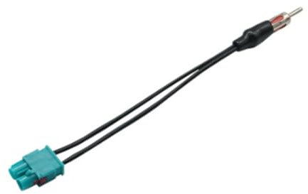 Kexpery Adaptateur de câble Audio de Voiture Antenne Double Fakra - Adaptateur d'antenne aérienne Din Double antenne Radio Fakra RF pour Série 1 3 5 E46 E90 E39 E60 E61
