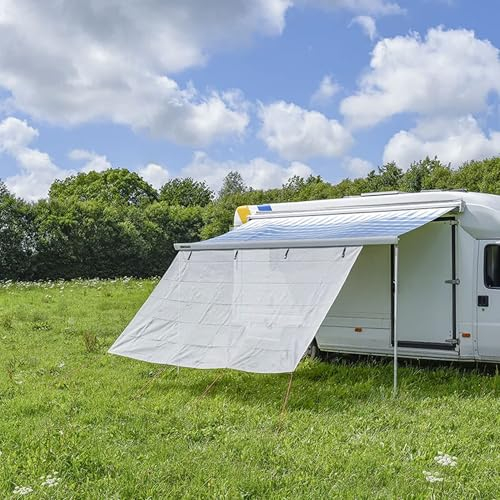 Markise Vorderwand Markisen Sichtschutz Sonnenblende Windschutz Sonnenschutz 280-430x200cm 9mm Keder