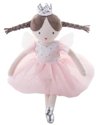 LAARNT 34cm rosa Ballett-Mädchen Plüschtier, süße Prinzessin Kleid Plüsch Puppe, Cartoon Stoffpuppe Spielzeug Plüsch Plüschtier