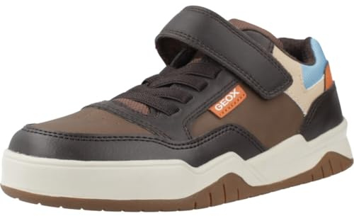 Geox JUNIOR J Perth Boy Sneakers Brown/LT Blue 41_EU