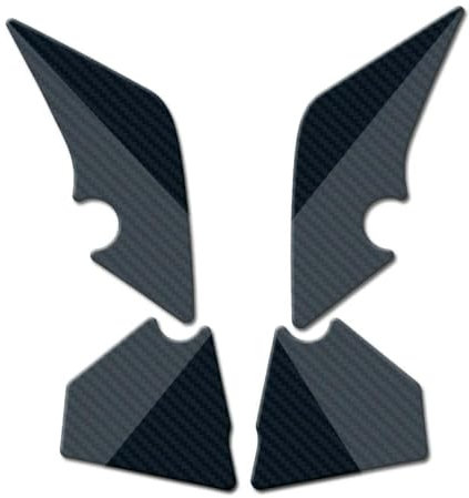 SAIQIAFC Motorrad Tank Aufkleber Aufkleber Passt für Yamaha Tenere 700 3D Tank Pad Fishbone Schutz Aufkleber-10 NO Logo