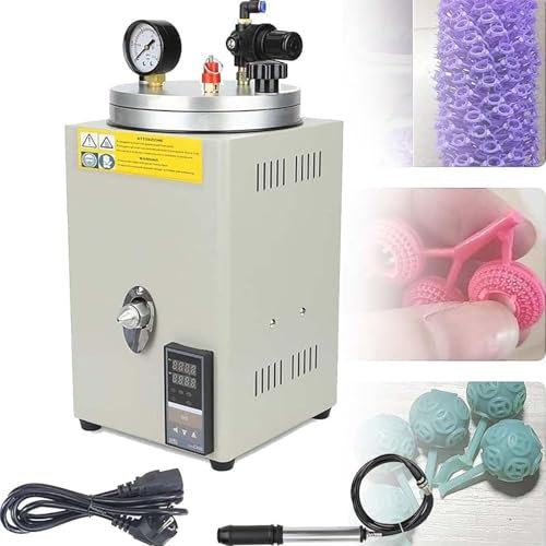 Wachsinjektor, Vakuuminjektionsmaschine, Wachsgießmaschine mit einstellbarer Temperatur 0-100℃, Vakuum-Wachsinjektionsmaschine für Schmuckwachsinjektion,110V