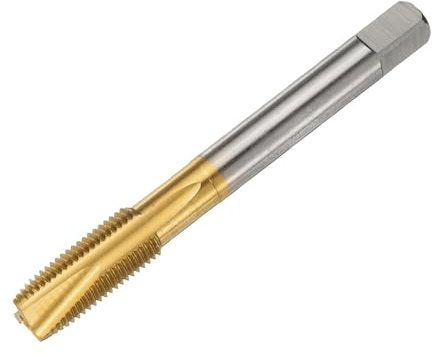 QUARKZMAN 3/8-24 UNF B2 Taraud À Pointe Spirale, Taraud À Vis Outil De Filetage, Taraud Machine En Acier Rapide 6542 Revêtu De Titane