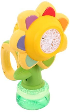 HOOTNEE Machine à Bulles Rechargeable Portable avec Trois Modes Réglables en Plastique, Jouet D'été Polyvalent pour Garçon et Filles avec Accessoires de Charge pour Activités Extérieures