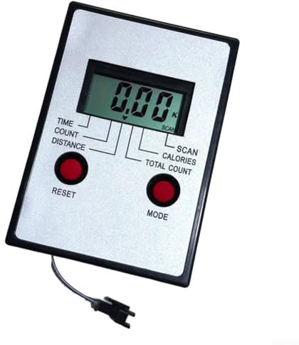 Monitor de repuesto para máquinas de remo que muestra métricas clave velocidad, distancia, tiempo y calorías