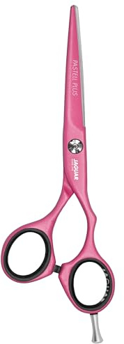 JAGUAR Haarschere PASTELL PLUS Candy Crane 5.5| ergonomische Griffstellung | Friseurschere im Crane-Design | besonders entspannte Arbeitshaltung | antiallergene Metallic-Beschichtung | Made in Germany