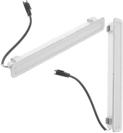 SHERCHPRY 2 Piezas Bombillas LED de Repuesto para Campana Extractora de Cocina, Diseño Rectangular de Plástico, Ajuste y Eficiencia Energética para Iluminación bajo Mueble