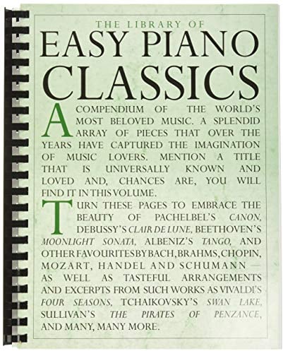 Library Of Easy Piano Classics (Library of Series)