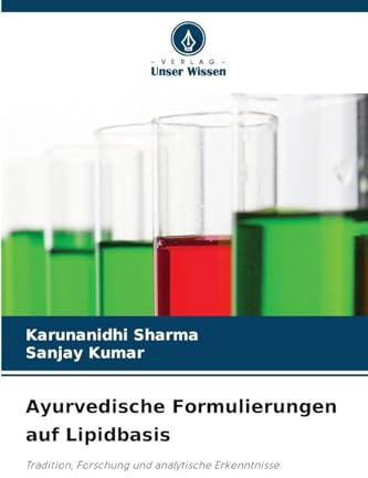 Ayurvedische Formulierungen auf Lipidbasis: Tradition, Forschung und analytische Erkenntnisse