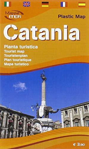 Catania. Pianta turistica 1:10.000 (Plastic map)
