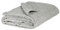IB Laursen - Quilt, Decke, Kuscheldecke, Tagesdecke - Farbe: Weiß-Grau gestreift - 180 x 130 cm - 100% Baumwolle