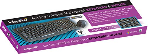 Infapower X206 Full Size Wireless Keyboard and Mouse
