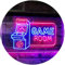 Game Room Arcade TV Man Cave Bar Club Dual Color LED Barlicht Neonlicht Lichtwerbung Neon Sign Blau & Rot 400 x 300mm st6s43-j2850-br