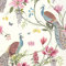 Boston International L809560 IHR 20-Count 3-Ply Papierservietten, Papier, Pfau Garten Creme