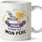 Mugffins Mug/Tasse Papa (Meilleur du Monde) - Prix du Meilleur père - Idées Cadeaux Drôles pour la Fête des Pères
