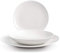 H&H Hollywood Servizio Tavola 18 Pezzi, Coupe, New Bone China, Bianco