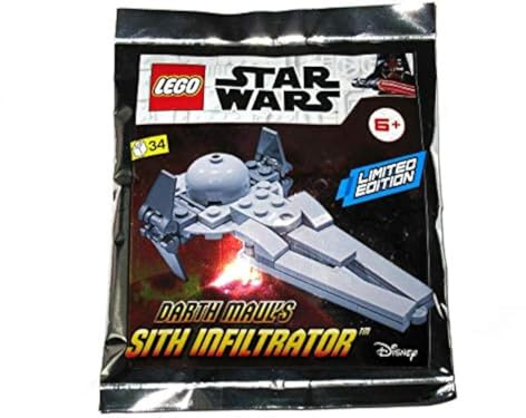 LEGO Star Wars Darth Maul's Sith Infiltrator Folien-Set 912058 (34 Teile, 6-12 Jahre)