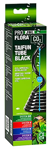 JBL PROFLORA CO2 TAIFUN TUBE, CO2-Spezialschlauch für Aquarien, 3 m lang, Schwarz