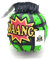 Nislai® Bombe Pinata | Ideal für die Junge Geburtstag Party | Pinata Geburtstag | Perfekt als Pinata Geschenk | Für Geburtstag oder als Deko Party | Farbe zur Auswahl: grün, rot, blau, silver (Grün)