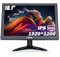 JaiHo 10,1 Pouces Écran Moniteur - Dalle IPS 16:10 1920 * 1200 HD Moniteur, 60Hz LED Mini Ecran PC, avec HDMI/VGA/BNC/AV/VESA/Support, Moniteur de sécurité à Domicile, Haut-Parleur intégré