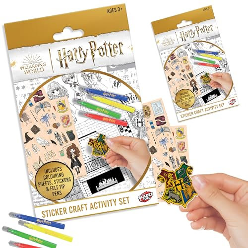 Harry Potter by Bladez Toyz Sticker Set with 50+ Stickers - 1 Pack - Magical Fun for Kids Stickers for Children - Perfect for Party Bags & Gifts - Customise Notebooks & More-Official Licensed Product
