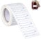 Aniyoo Food Labels Stickers, 500Pcs Blue Freezer Paper Food Storage Labels 5cm*2.5cm, Waterproof Date Sticker Rolls for Containers, Jars, Pantry and Freezer