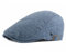 HIQIU Schiebermütze Herren Flatcap Schirmmützen Gatsby Barett Cap Ivy Irish Hat Newsboy Baskenmütze Cap (DE/NL/SE/PL, Alphanumerisch, M, L, Blau)