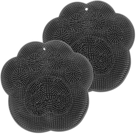 VICASKY 2stücke Saugnapf Rücken Und Fußschrubbermatte Wandmontierbare Körperreinigungs-matte Für Dusche Vielseitig Einsetzbar Für Selbstpflege Und Hautpflege