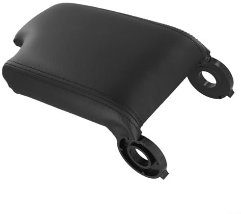 HavenDomicile Couvercle d'accoudoir de console centrale pour BMW E46 Série 3 - Noir - En cuir synthétique ABS - Repose-pieds de rechange - Réduction du bruit - Facile à installer - Modèles de 1999 à