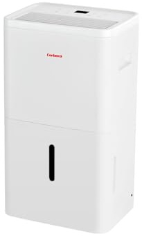 Corberó – Deshumidificador CDG30 Capacidad 30 LDía Depósito 6,5 L Drenaje Continuo Apagado Automático Refrigerante R290 Bajo Consumo Color Blanco