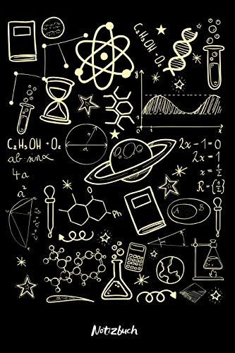 Notizbuch: DIN A5 Format (6x9 Inch) I Notizbuch für Wissenschaftler I 120 Seiten punktraster I Cover Matt I Skizzen I Journal I Notizblock für ... I I Zeichenheft für Physik, Mathe und Chemie